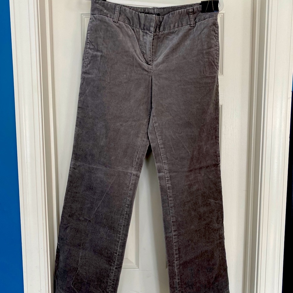 J.Crew Favorite Fit Bootcut Corduroy Gray Pants